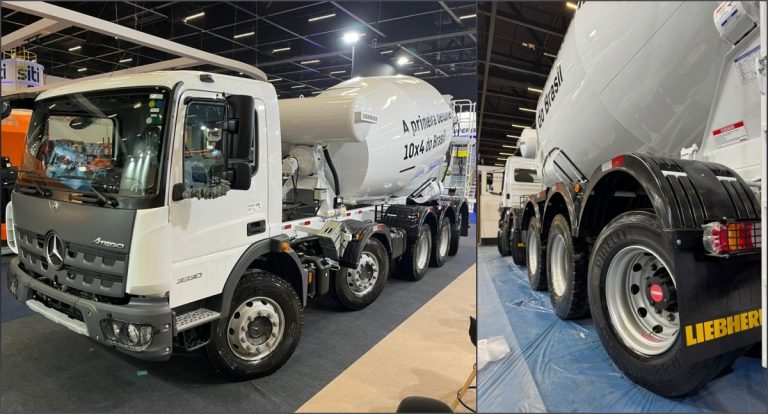 Mercedes-Benz lança protótipo de betoneira 10x4 em parceria com Hiero e Liebherr - News Rondônia