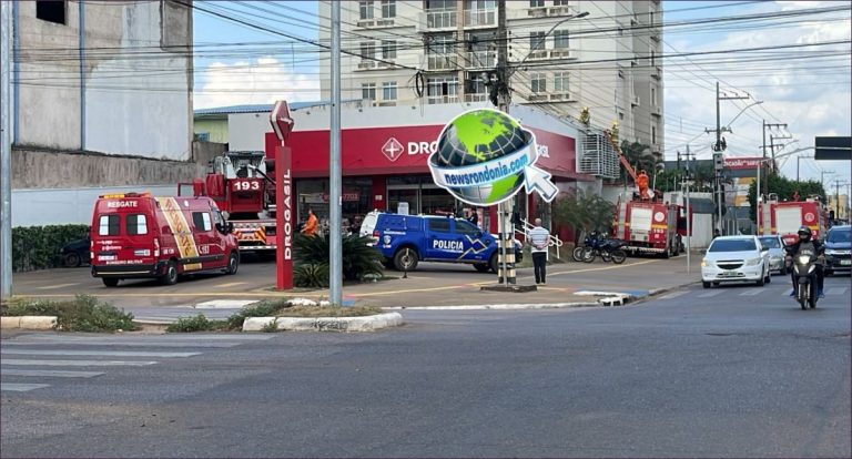 Homem em situação de rua é resgatado após madrugada em cima de farmácia na Avenida Rio de Janeiro - News Rondônia