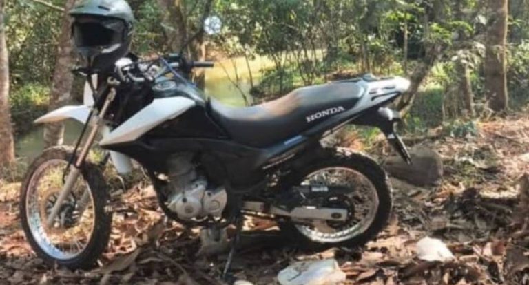 Motocicleta furtada é recuperada após 48 horas em Vilhena