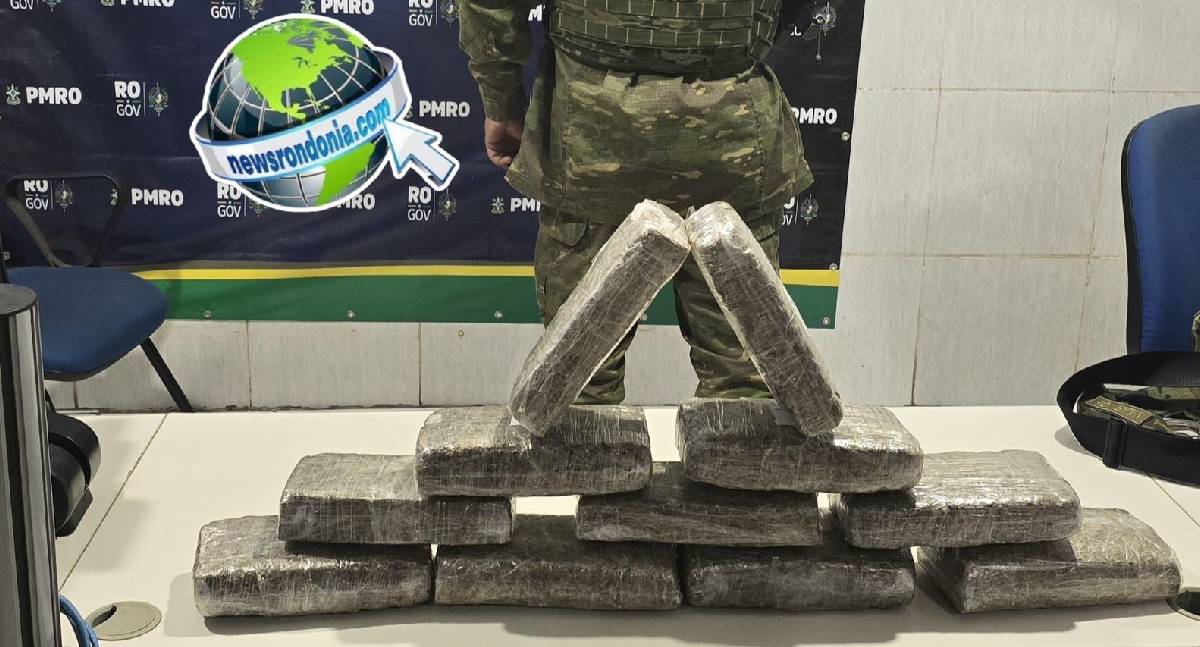 Motociclista é preso com 12kg de maconha na BR-364
