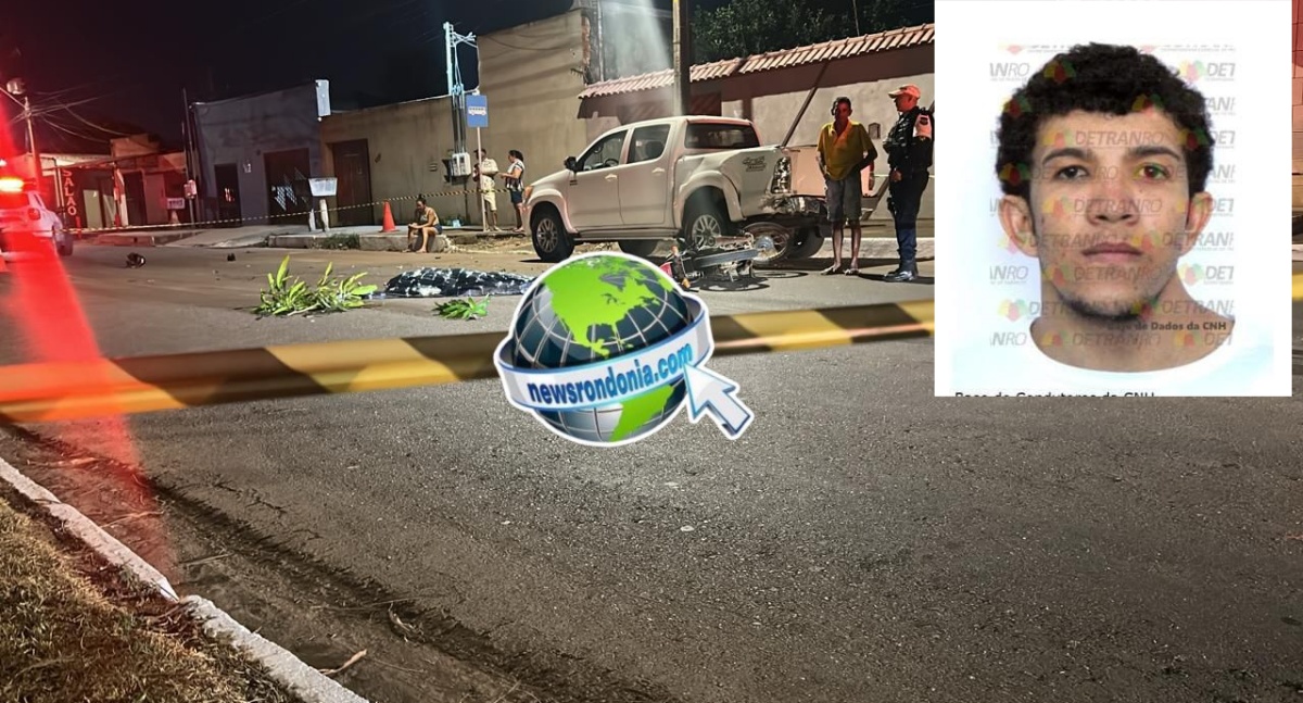 Motociclista morre após batida em traseira de Hilux estacionada na zona leste