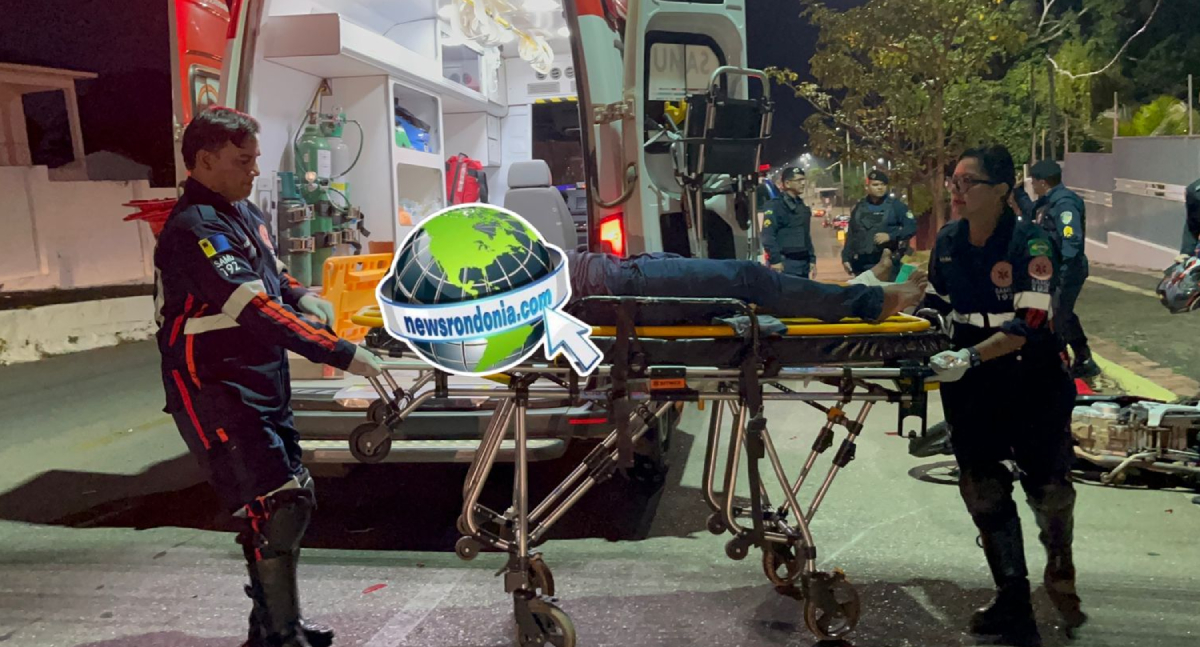 Motociclista sofre fratura em colisão com carro na Farquar