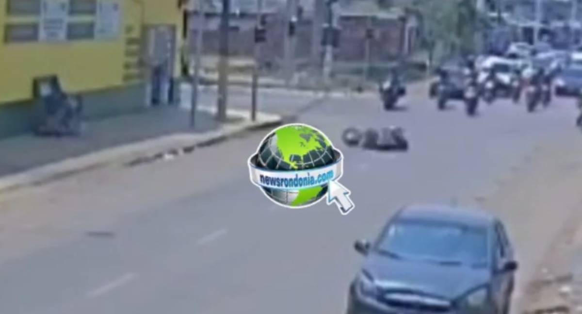 Motociclista tenta dar “grau” e sofre queda na capital