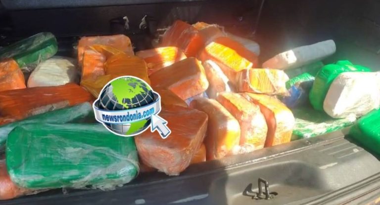 Motorista foge e PRF apreende 50kg de cocaína em caminhonete após perseguição
