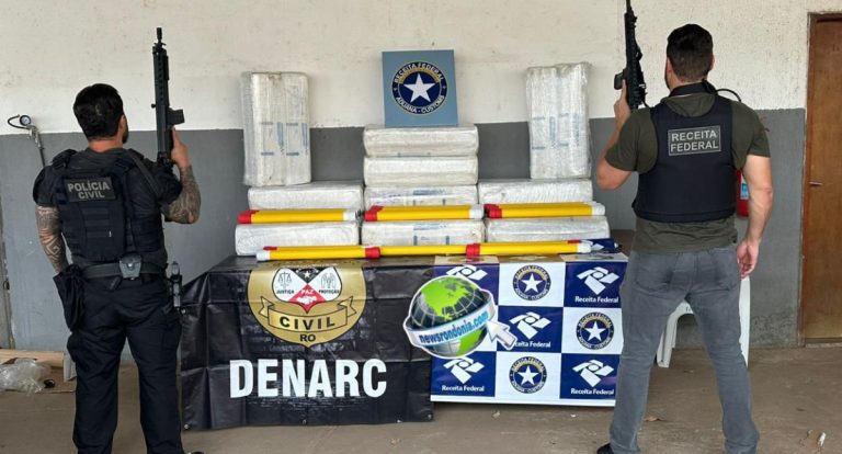 Operação da Receita Federal e Denarc faz grande apreensão de skunk em Porto Velho