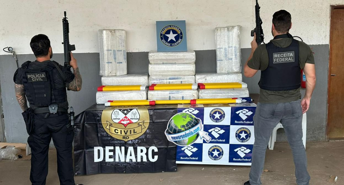 Operação da Receita Federal e Denarc faz grande apreensão de skunk em Porto Velho