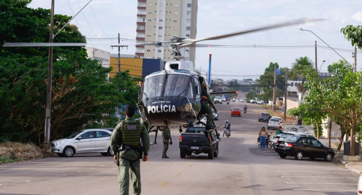 Operação Escudo de Rondônia mobiliza mais de 130 policiais contra facções criminosas