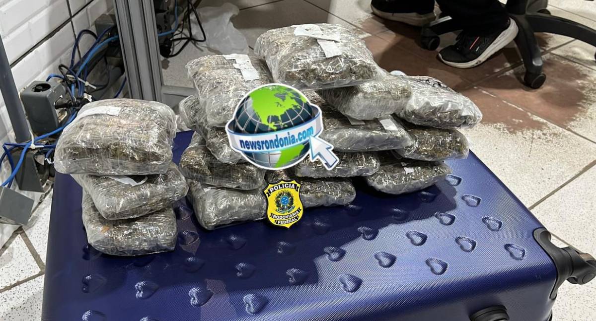 Passageira de táxi é presa com drogas que na BR-364 em Porto Velho