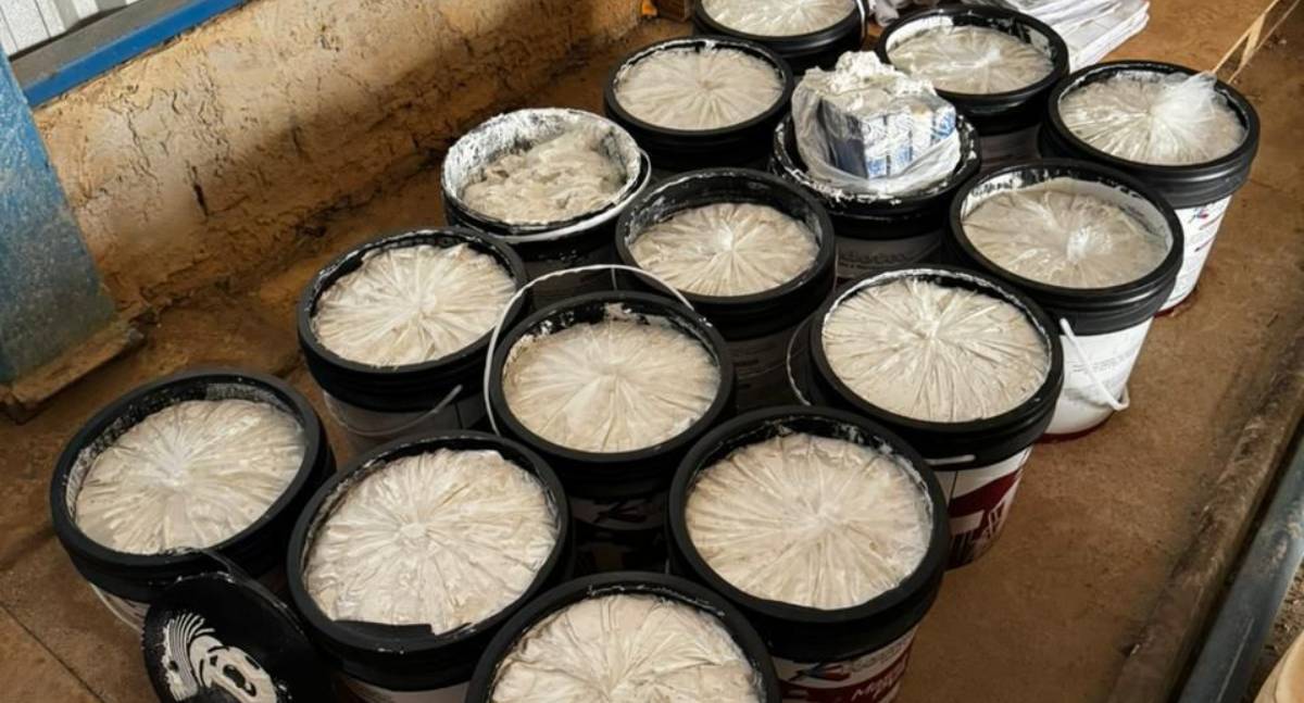 PF apreende 62,4kg de cocaína durante operação contra tráfico de drogas em Ariquemes