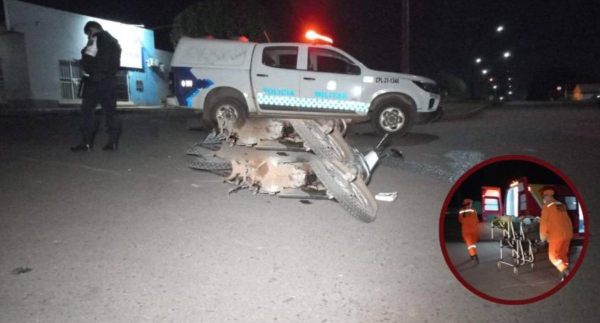 PM prende motorista embriagado após colisão em Rolim de Moura