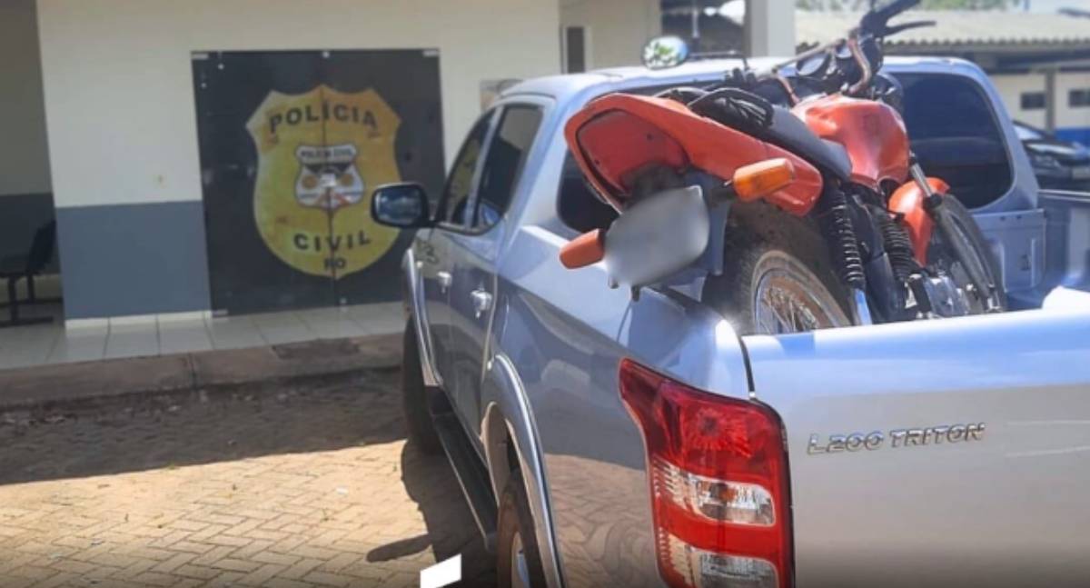 Polícia Civil apreende motocicleta roubada e prende condutor em flagrante em Nova Mutum