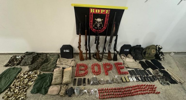 Polícia Militar de Rondônia apreende arsenal da Liga dos Camponeses Pobres