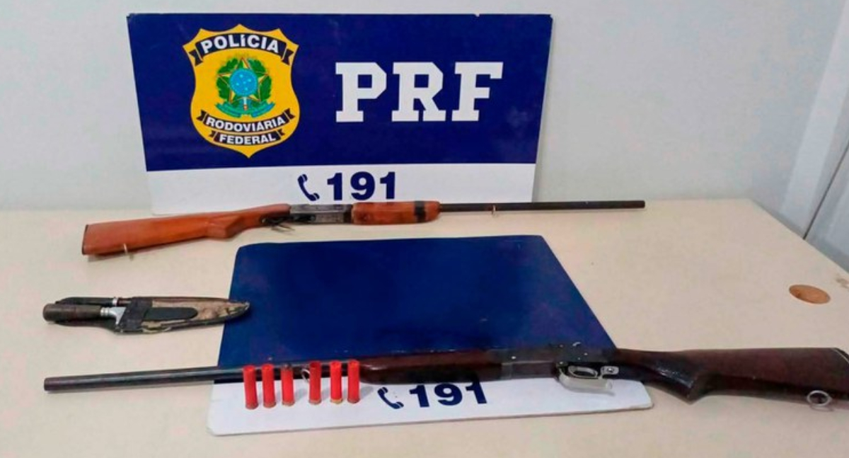 PRF em Rondônia apreende armas e munições em Vilhena