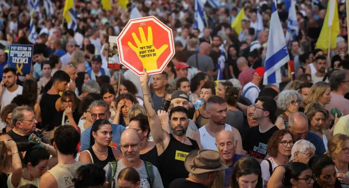 Protestos em Israel exigem acordo para libertação de reféns e cessar-fogo