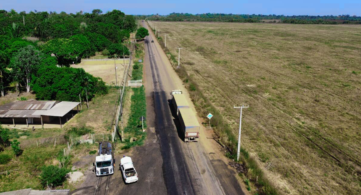 RO-005 recebe recuperação asfáltica em mais de 19 km de pavimentação pelo governo de Rondônia