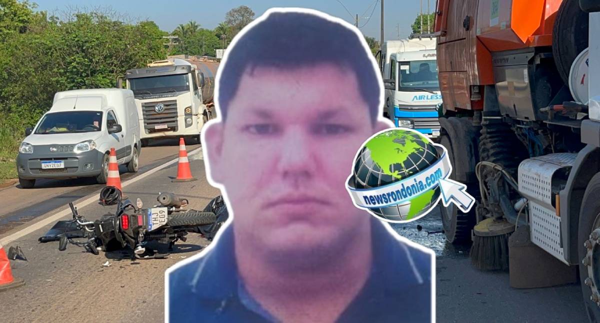 Segurança morre em grave acidente com caminhão depois de sair do trabalho em Porto Velho