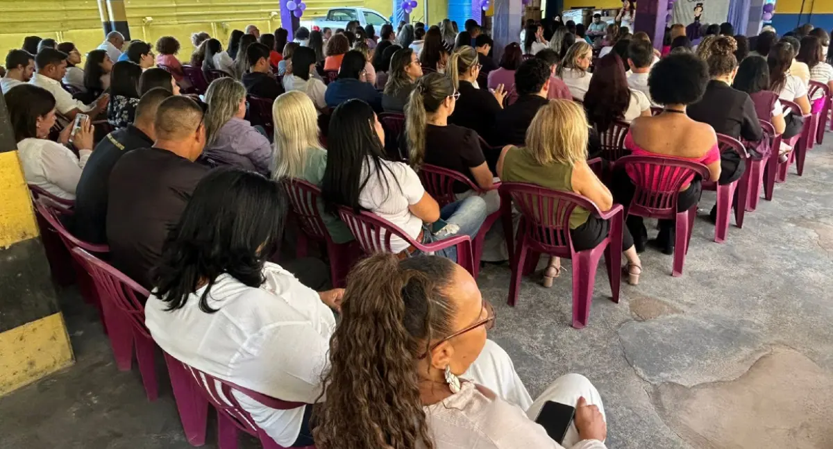 Semed promove evento de conscientização no Agosto Lilás com foco no combate à violência contra a mulher