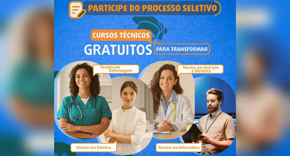 Senac oferece vagas gratuitas em cursos técnicos em RO