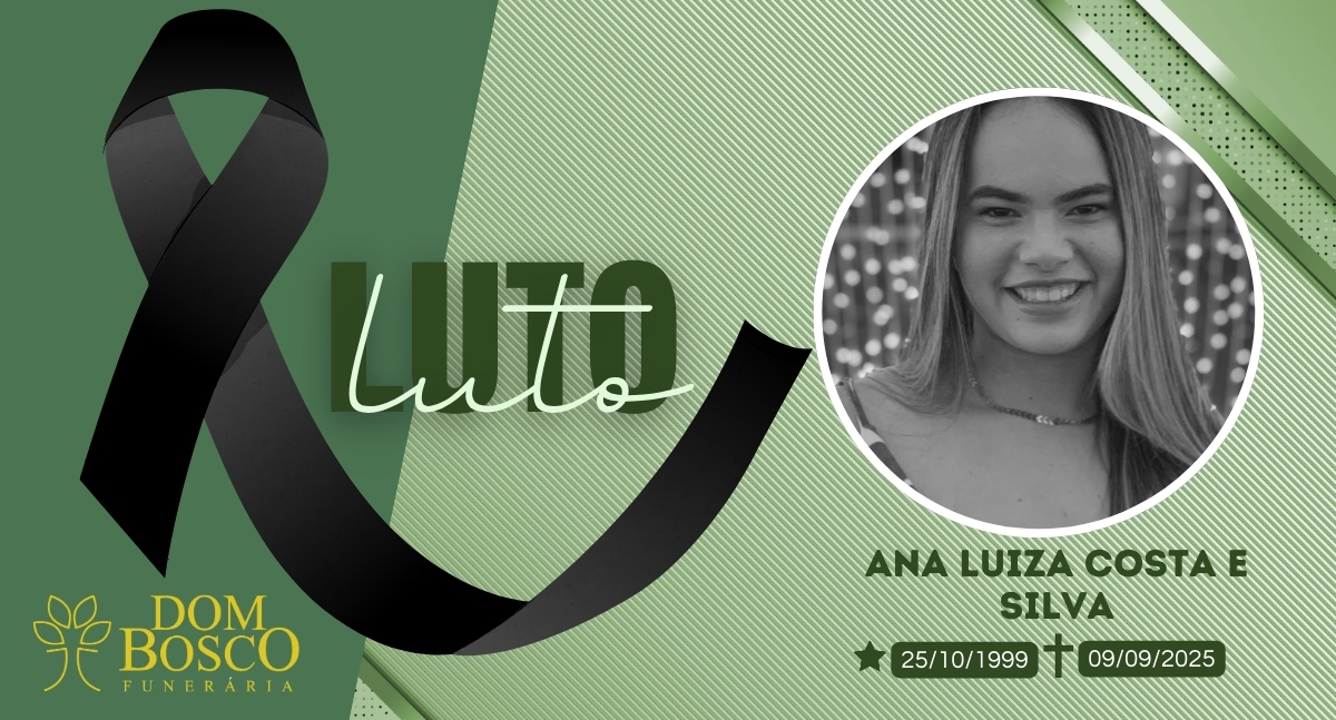 Nota de falecimento Ana Luiza Costa e Silva