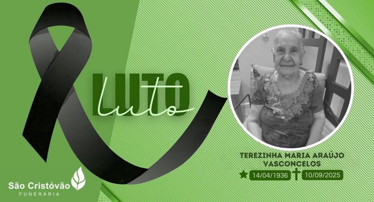 Nota de Pesar: Terezinha Maria Araújo Vasconcelos - News Rondônia