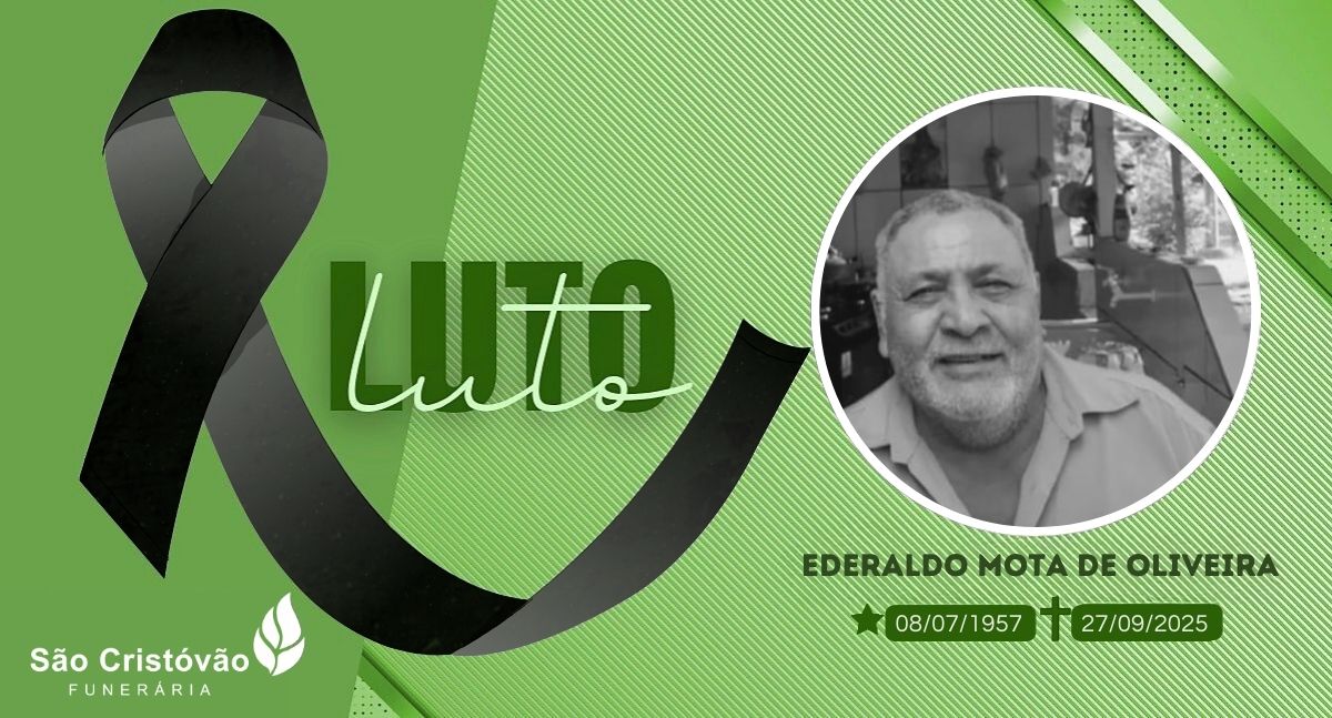 Nota de Pesar: Ederaldo Mota de Oliveira