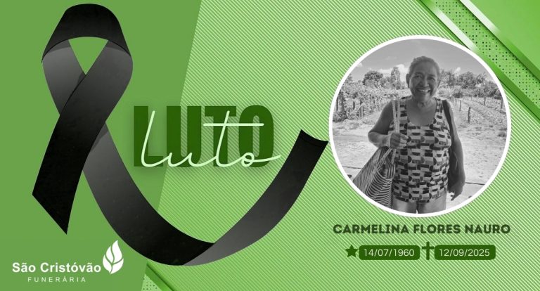 Nota de falecimento: Carmelina Flores Nauro - News Rondônia