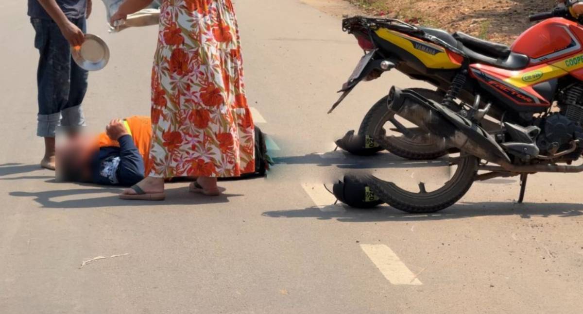 Acidente com mototaxista expõe risco de quebra-molas