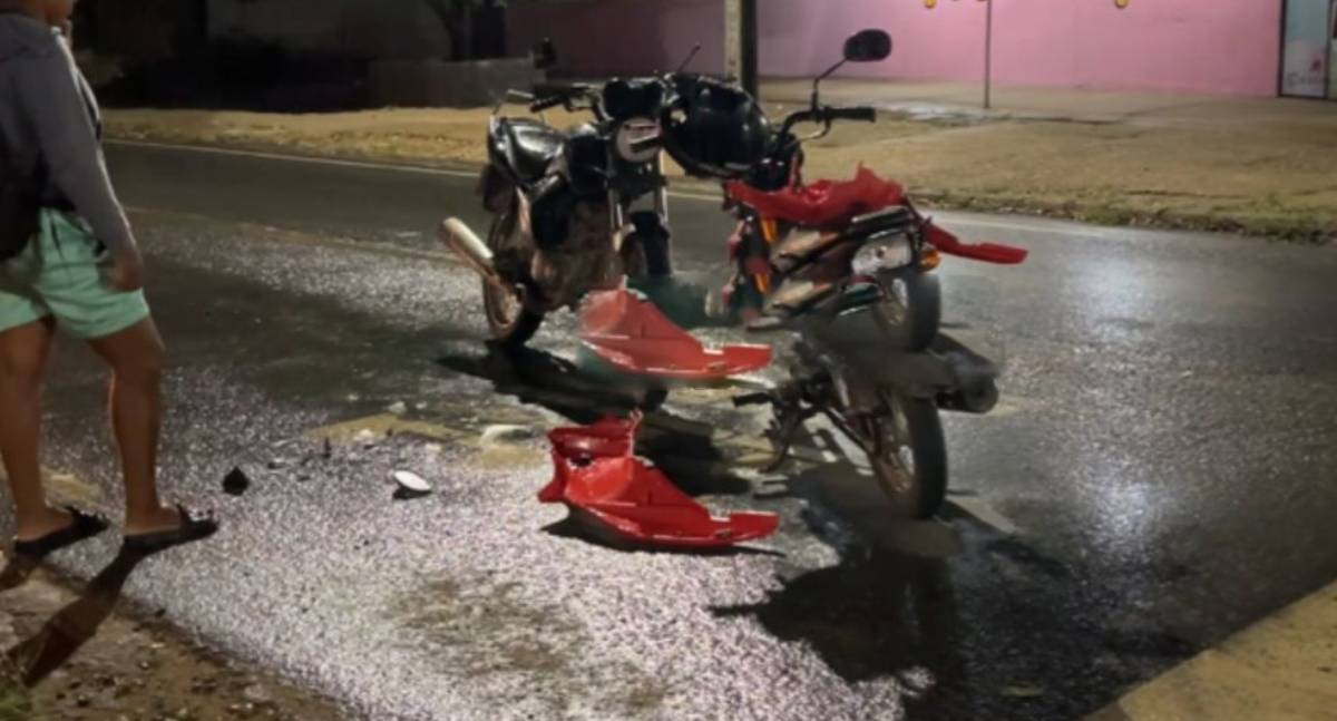 Acidente com três motos deixa um ferido em Ji-Paraná