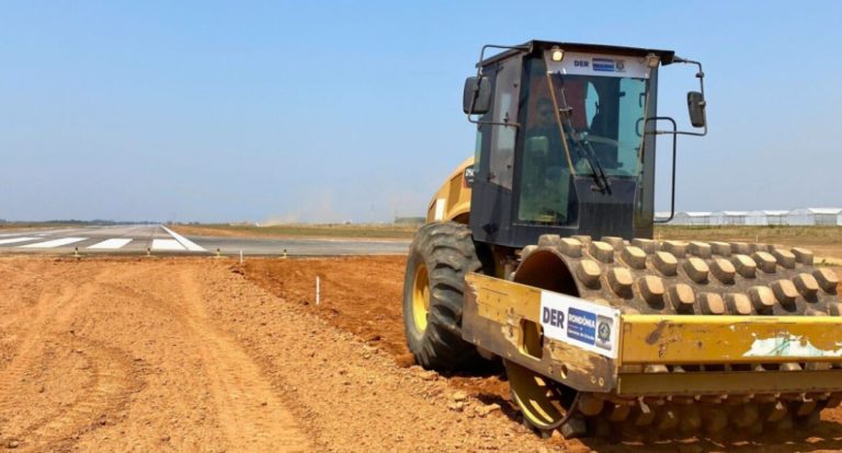 Aeroporto de Vilhena recebe obras para ampliar segurança em pousos e decolagens