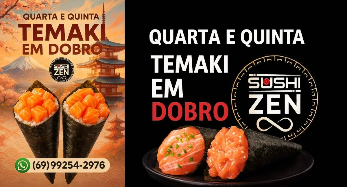 Agenda News: Temaki em dobro movimenta quartas no Sushi Zen