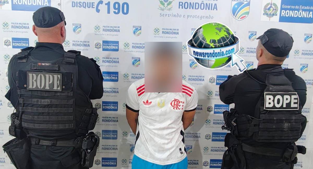 BOPE prende foragido do Acre “Negola do CV” em Porto Velho