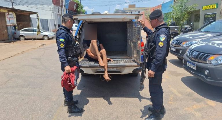Cerco policial termina com prisão de homem armado na Zona Leste