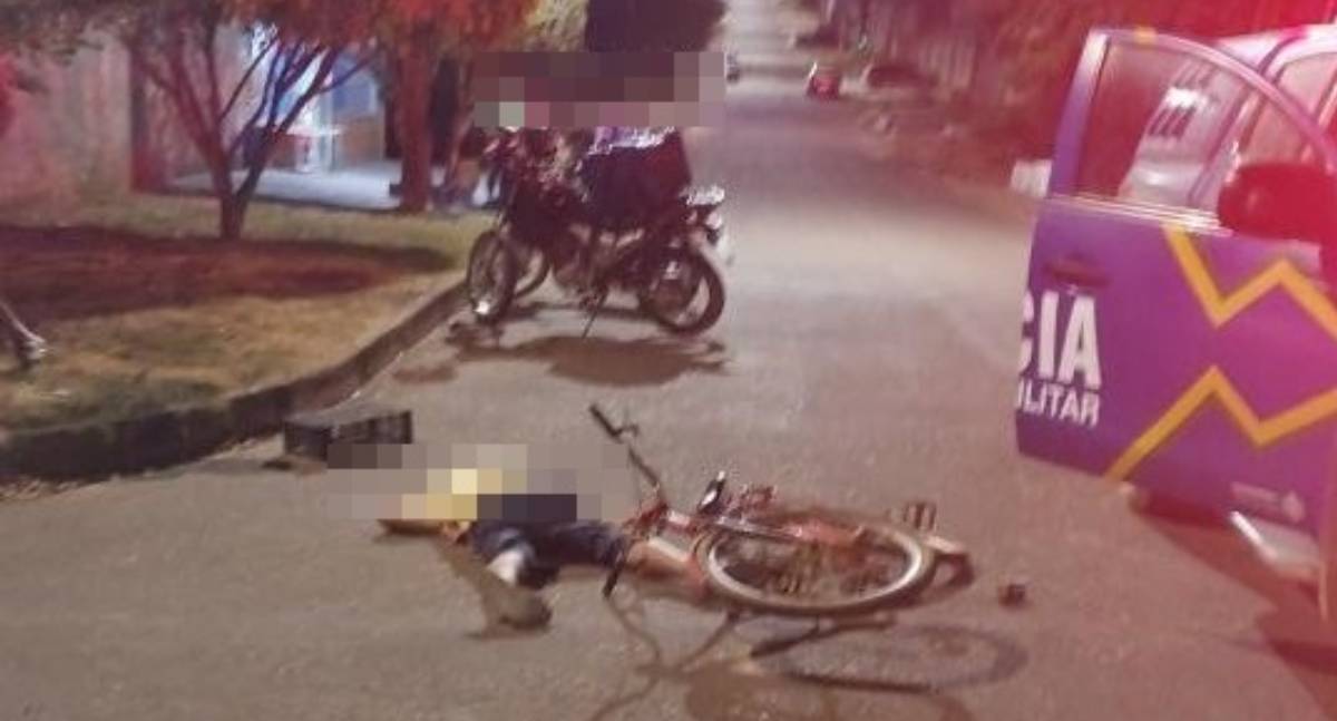 Ciclista fica inconsciente após acidente em Jaru