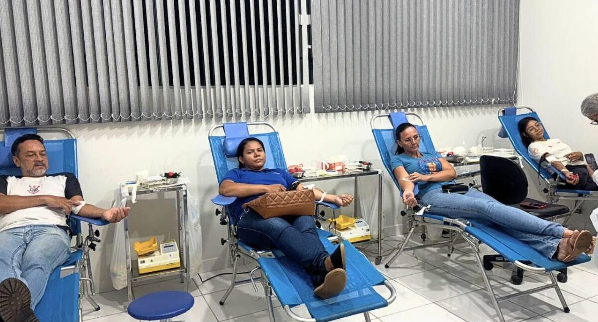Coleta itinerante mobiliza 140 voluntários e garante 120 bolsas de sangue em Presidente Médici
