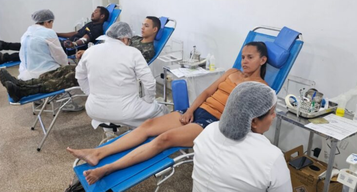 Coletas itinerantes em Guajará-Mirim e Ouro Preto reforçam estoques de sangue da Hemorrede em Rondônia