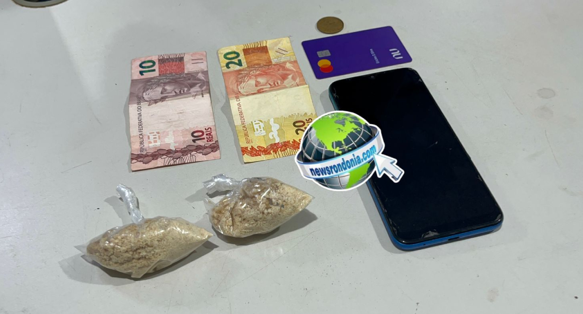 Criminoso é preso com drogas no “Beco da Eletronorte”, no bairro Aponiã