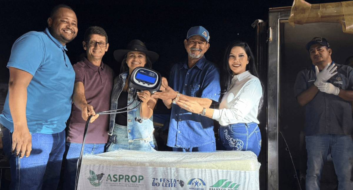 Cristiane Lopes participa da 7ª Festa do Leite e anuncia mais de 3 milhões e duas torres de telefonia móvel para distritos de Nova Mamoré
