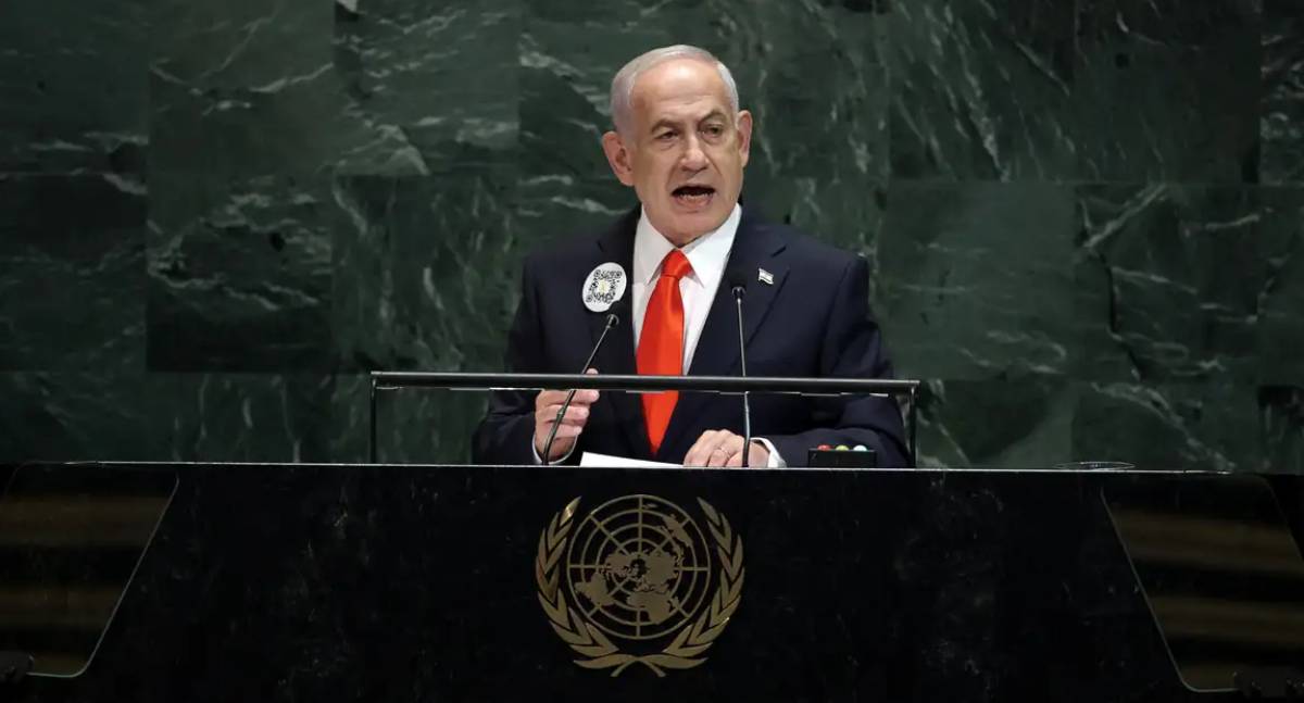 Delegações esvaziam plenário durante discurso de Netanyahu na ONU