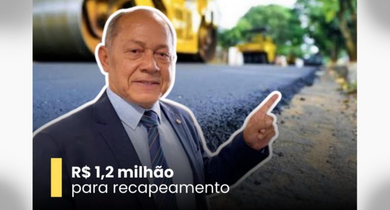 Deputado Coronel Chrisóstomo garante R$ 1,2 milhão para pavimentação em Santa Luzia d’Oeste