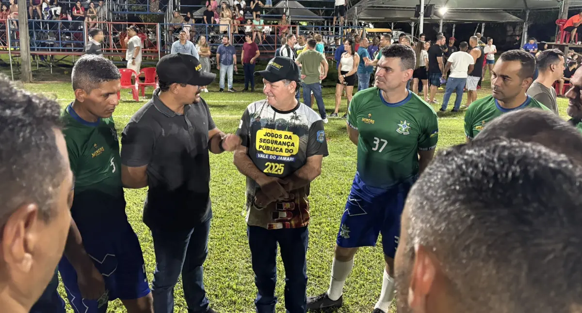 Deputado Pedro Fernandes celebra final dos Jogos da Segurança Pública do Vale do Jamari em Ariquemes