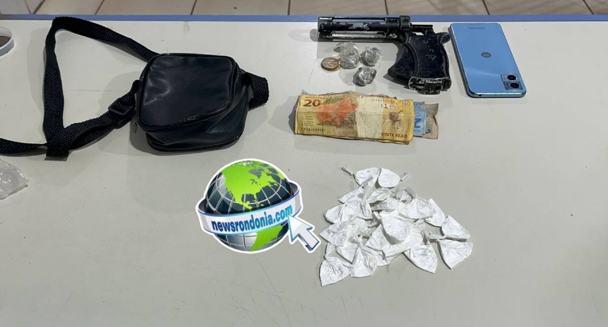 Dupla é flagrada com drogas em residência de Porto Velho
