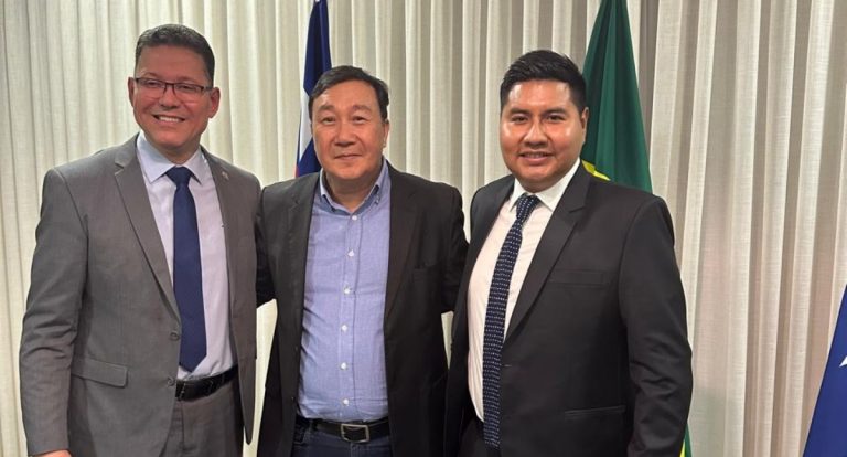 Empresários asiáticos participam de recepção a governador chileno em Rondônia