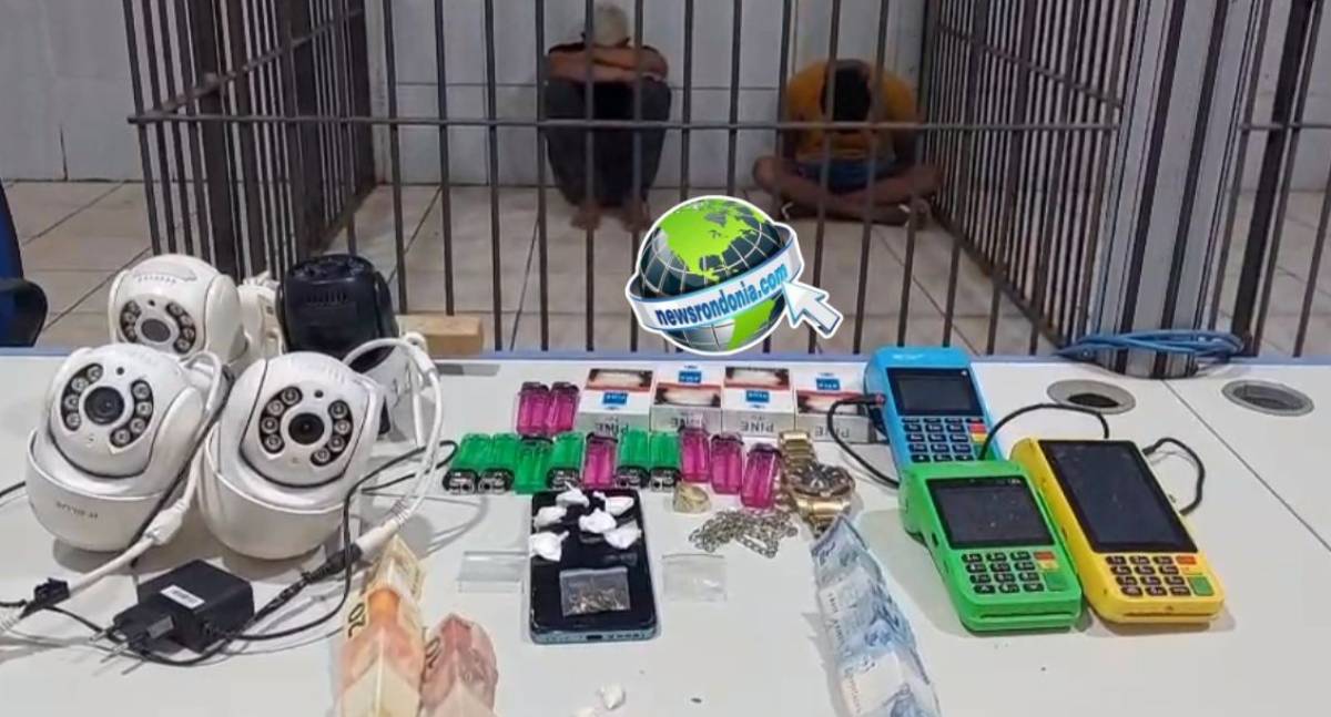 Equipe do sgt Machado prende vulgo “Dblak” e “Orelha” com drogas em distribuidora de fachada
