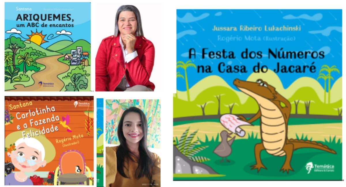 Escritoras de Ariquemes lançam livros infantis
