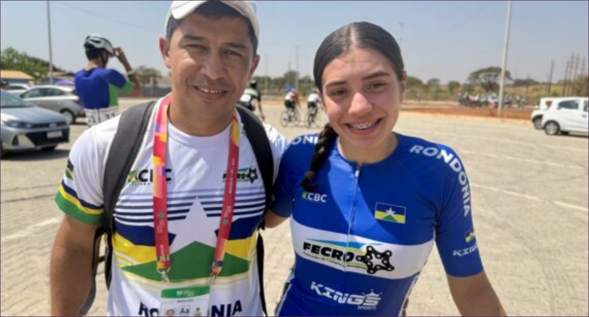 Estudante de Guajará-Mirim conquista 4º lugar no ciclismo nos Jogos da Juventude 2025