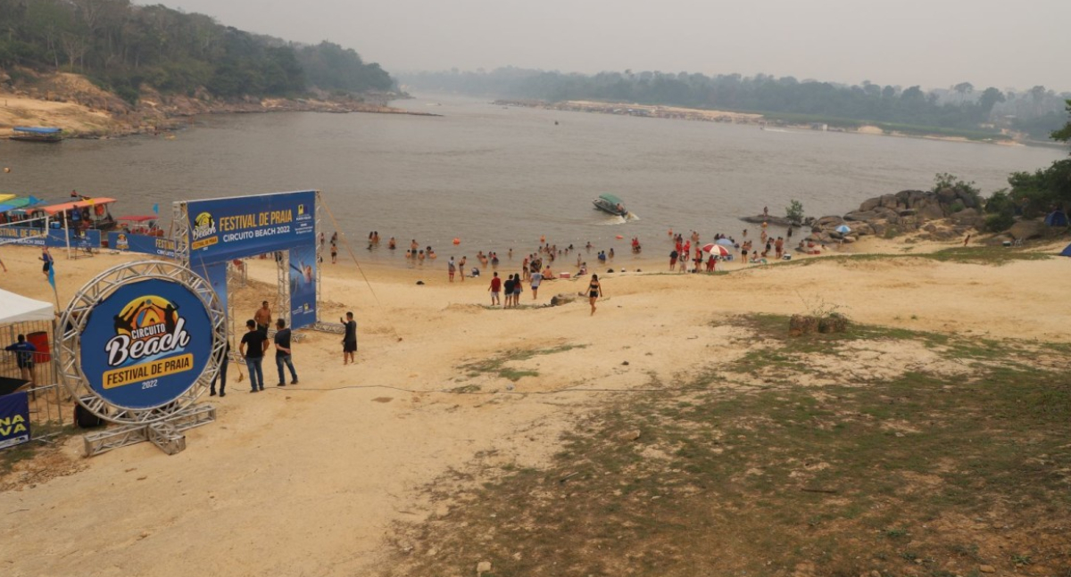 Festival de Praia de Jaci-Paraná acontece neste fim de semana com shows, esportes e comidas regionais