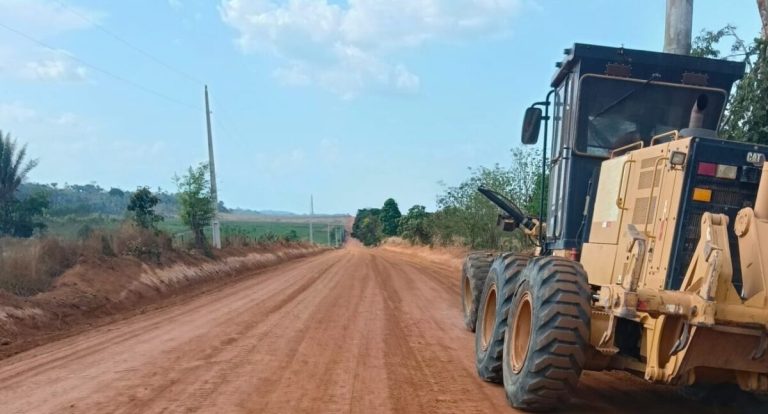Governo de RO recupera 26 km da RO-457, no trecho entre BR-421 e Alto Paraíso