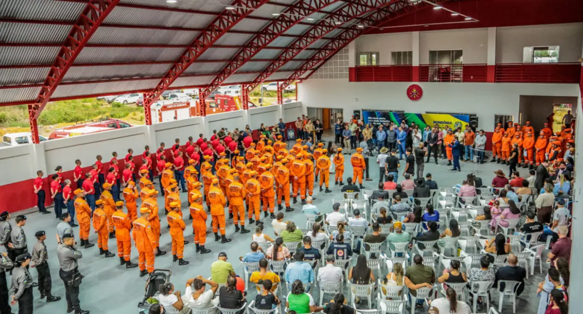 Governo de Rondônia inaugura quartel do Corpo de Bombeiros em Buritis e amplia atendimento à população