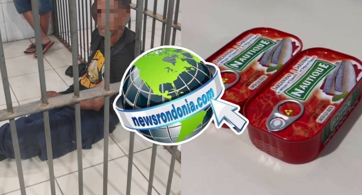 Homem é preso furtando sardinha em supermercado na capital