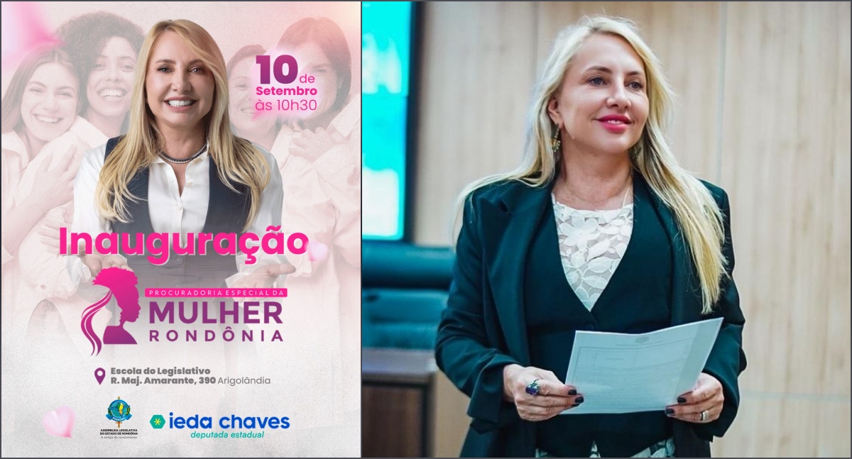 Ieda Chaves convida população à instalação da Procuradoria da Mulher em Rondônia